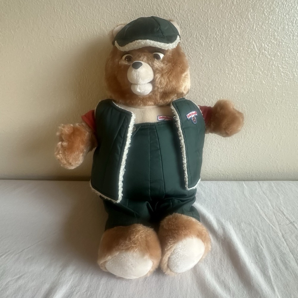 Vintage 1985 Teddy Ruxpin Talking Bear Cassette Excellent Condition WOW Works
